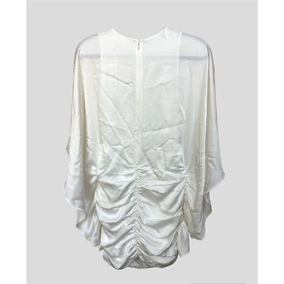 Jonathan Simkhai Kadence Bell Sleeve Mini Dress White-Size 0 - Picture 5 of 10